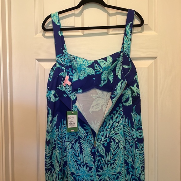 NWT Lilly Pulitzer Annalee Stretch Dress in Jungle Path - Picture 7 of 9